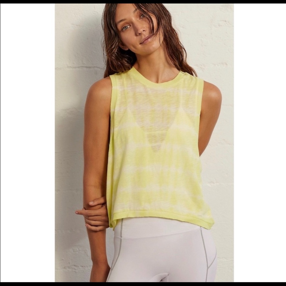 Free people love tank tye dye - yellow
